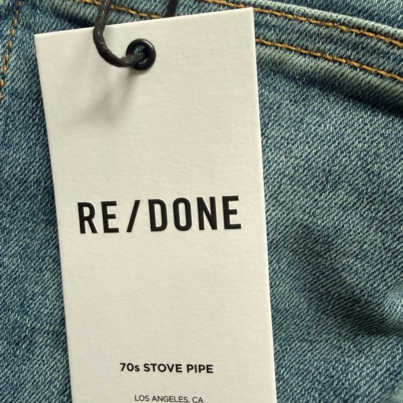 Re/Done wide leg denim - Picture 8 of 10